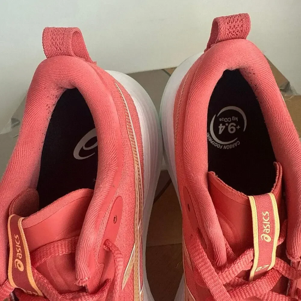 ASICS Gel- Cumlus 27 Dark Pink /Clay Orange Women Running Sneakers- SZ 9.5